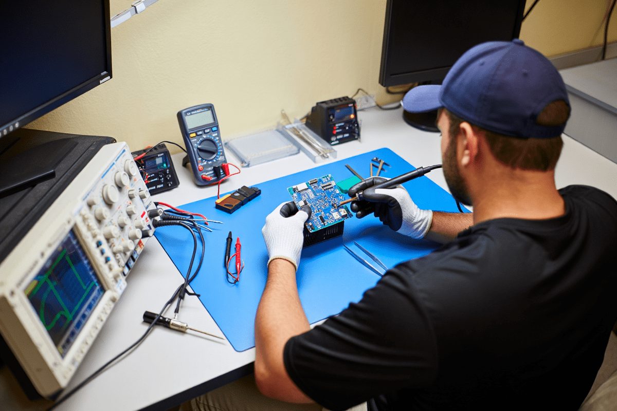 Процесс ремонта техники HP в hp-fixmaster