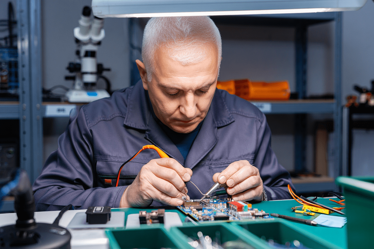 Процесс ремонта техники HP в hp-fixmaster